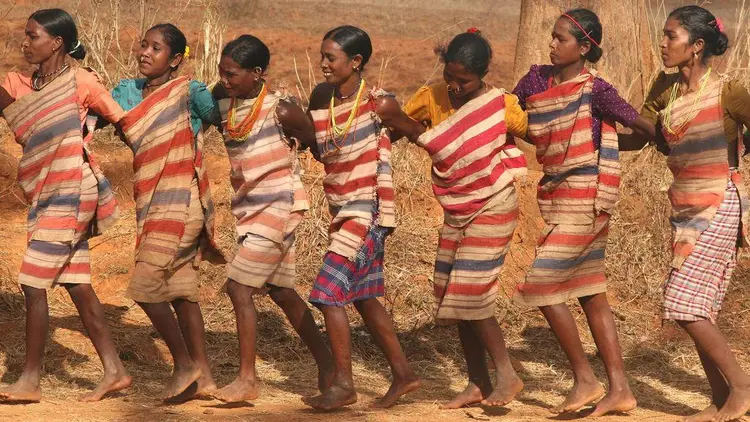 Araku female tribal dancers